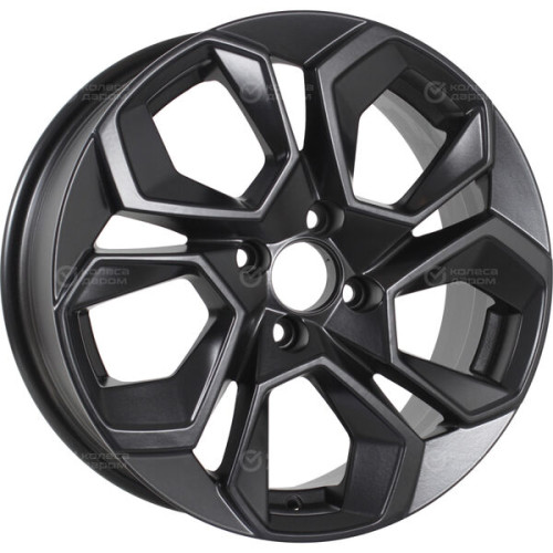 Колесный диск KDW KD1620 6.5xR16 5x112 ET45 DIA57.1 черный матовый
