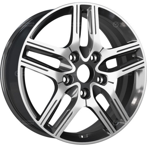 Колесный диск Replay KI302 7xR17 5x114.3 ET53 DIA67.1 насыщенный темно-серый полностью полированный