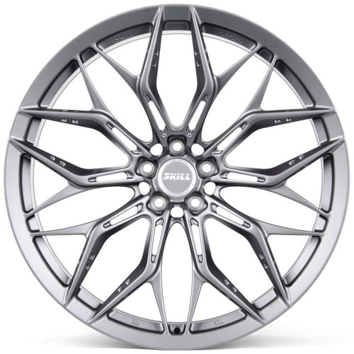 Легковой диск Skill Wheels SL164 11,5x22 5x112 ET43 66,6 графит глянцевый