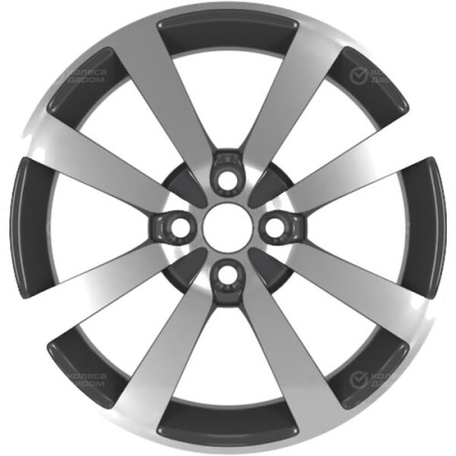 Колесный диск LS LS 948 6xR16 4x100 ET50 DIA60.1 насыщенный темно-серый полностью полированный