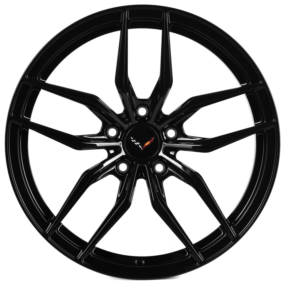 Легковой диск Skill Wheels CS661 10x19 5x120,65 ET43 70,3 чёрный глянцевый
