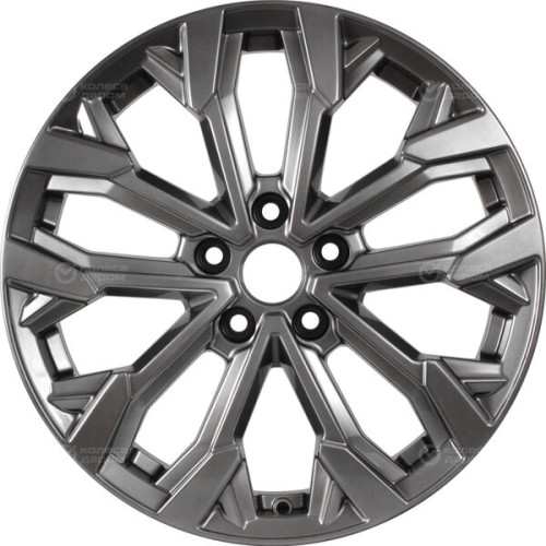 Колесный диск КиК Морейн 6.5xR17 5x114.3 ET37 DIA66.6 темно-серебристый