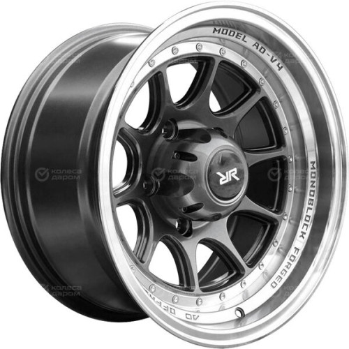Колесный диск Race Ready CSSD2785 8xR16 5x139.7 ET-10 DIA110.5 темный графит глянцевый с полировкой