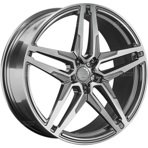 Колесный диск LS Forged FG50 9.5xR21 5x114.3 ET38 DIA67.1 темно-серый матовый ,частично полированный