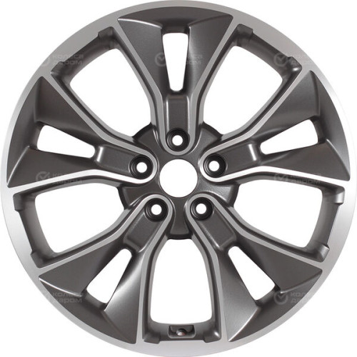 Колесный диск Replay CHG46 8xR19 5x114.3 ET49.5 DIA60.1 темно-серый матовый ,частично полированный