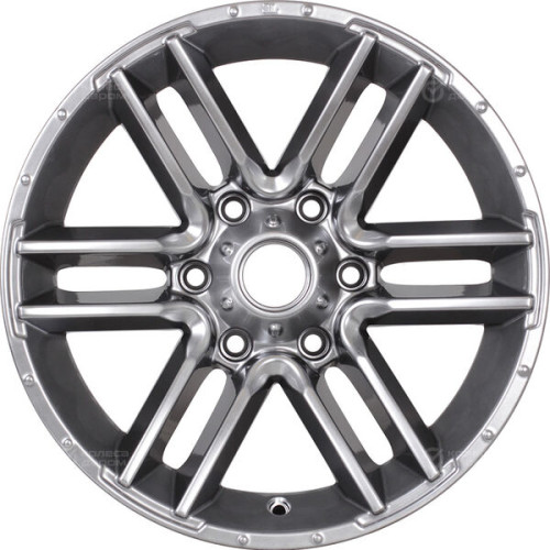 Колесный диск КиК Алгама 8xR17 6x139.7 ET0 DIA106.1 темно-серебристый