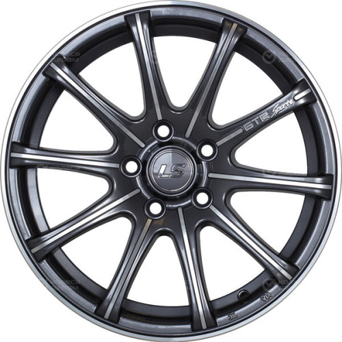 Колесный диск LS LS 317 7.5xR17 5x114.3 ET40 DIA73.1 насыщенный темно-серый полностью полированный