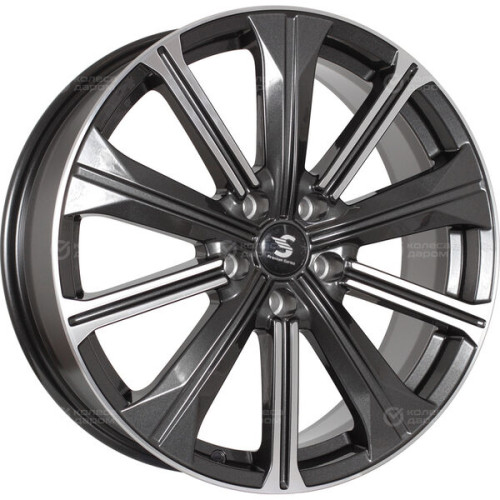 Колесный диск СКАД Premium Series КР013 (19_EXEED TXL) 7xR19 5x108 ET36 DIA65.1 (уценка) серый глянцевый с полированной лицевой частью