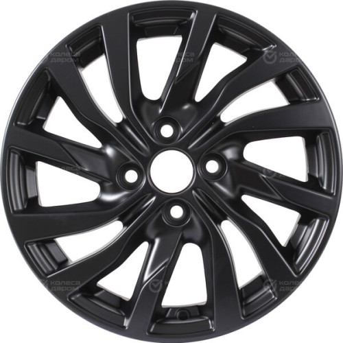 Колесный диск KDW KD1546 (15_Vesta) 6xR15 4x100 ET50 DIA60.1 черный матовый