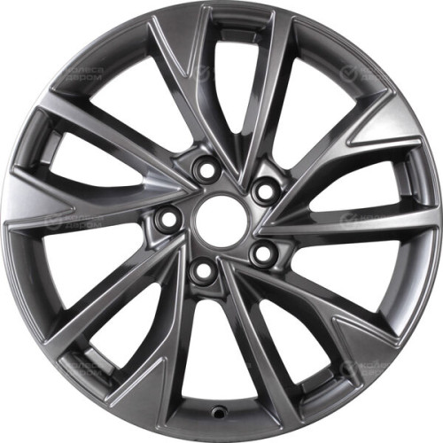 Колесный диск КиК Роквуд 7xR17 5x114.3 ET38 DIA67.1 темно-серебристый