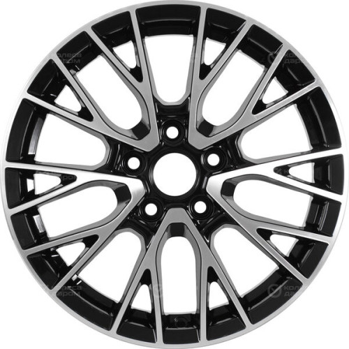 Колесный диск X-trike X135 6.5xR16 5x114.3 ET45 DIA60.1 черный с полированной лицевой стороной