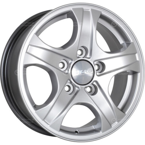Колесный диск СКАД Калипсо 6.5xR16 5x139.7 ET43 DIA98.5 серебристый
