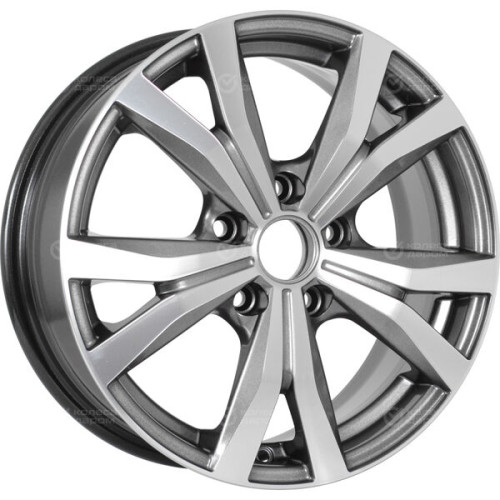 Колесный диск X-trike X119 6.5xR16 5x100 ET38 DIA67.1 темно-серебристый с полированной лицевой частью