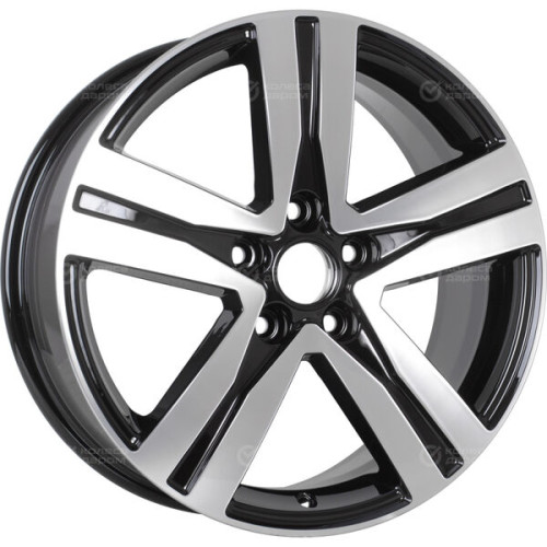 Колесный диск iFree Rebel 7xR17 5x108 ET45 DIA67.1 чёрный глянцевый с полированной лицевой частью
