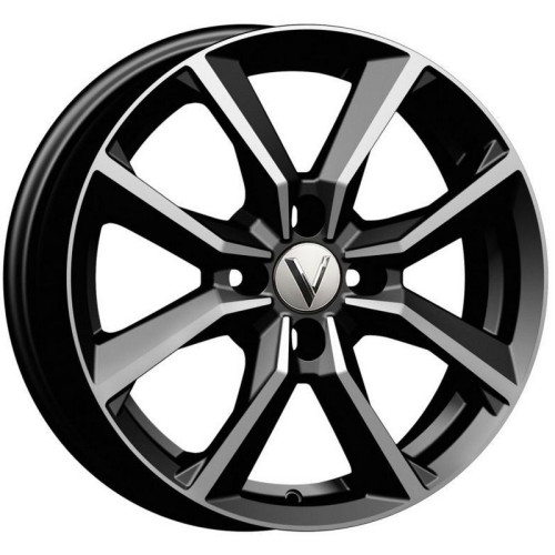 Легковой диск Вектор B283 6x15 4x100 ET43 67,1 Алмаз черный