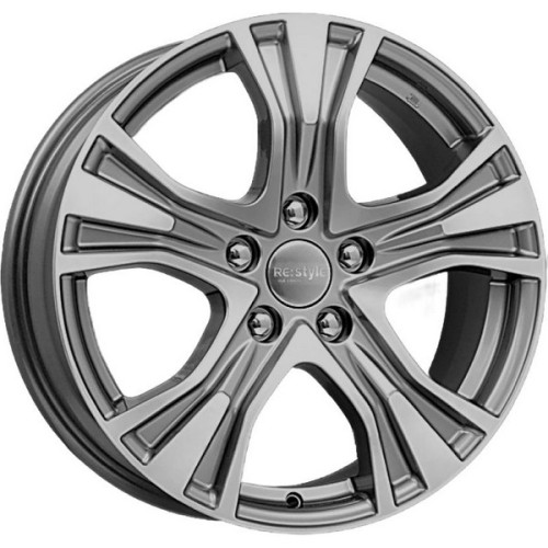 Легковой диск КиК КС673 7x17 5x114,3 ET39 60,1 Дарк платинум