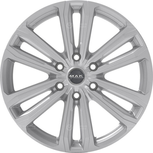 Колесный диск MAK Safari 6 7.5xR17 6x114.3 ET45 DIA66.1 серебристый