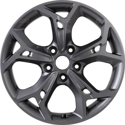 Колесный диск KHOMEN KHW1702 (ZV17_CX-5/Seltos) 7xR17 5x114.3 ET50 DIA67.1 насыщенный темно-серый
