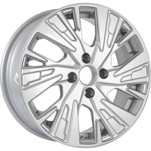 Колесный диск KDW KD1580 6xR15 4x100 ET46 DIA54.1 серебристый