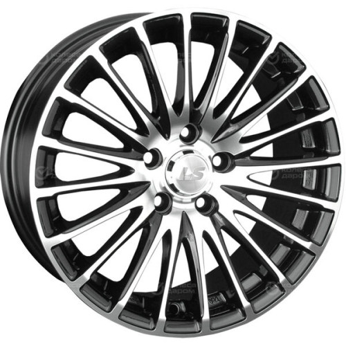 Колесный диск LS LS 565 7xR16 5x100 ET40 DIA73.1 черный полностью полированный
