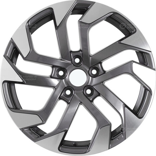 Колесный диск Replay MI190 7.5xR18 5x114.3 ET35 DIA67.1 насыщенный темно-серый полностью полированный