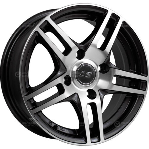 Колесный диск LS LS 281 6xR14 5x100 ET35 DIA57.1 черный полностью полированный