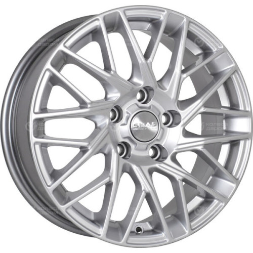 Колесный диск СКАД Сиена 6.5xR16 5x114.3 ET45 DIA67.1 (уценка) серебристый