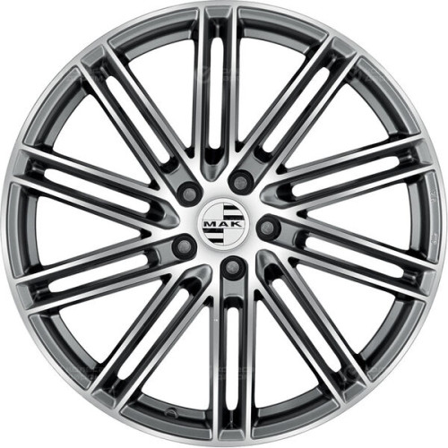 Колесный диск MAK Leipzig-D 11.5xR17 5x130 ET69 DIA71.6 серый с полированной лицевой частью