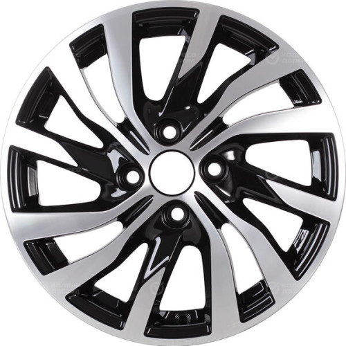 Колесный диск iFree Original КС882 (ZV 15_Rio II) 6xR15 4x100 ET46 DIA54.1 черный глянцевый с полированными элементами лицевой поверхности