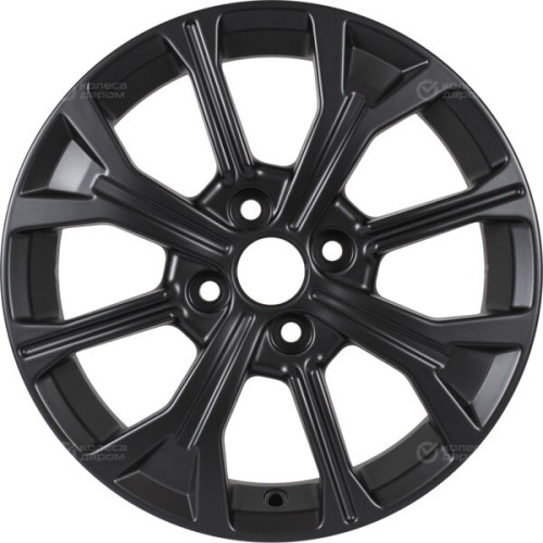 Колесный диск KDW KD1549 (15_Rio FB_FL) 6xR15 4x100 ET46 DIA54.1 черный матовый