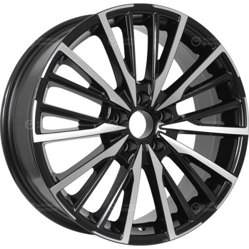 Колесный диск RST R178 7xR18 5x114.3 ET40 DIA66.5 глянцевый черный с полированной лицевой частью