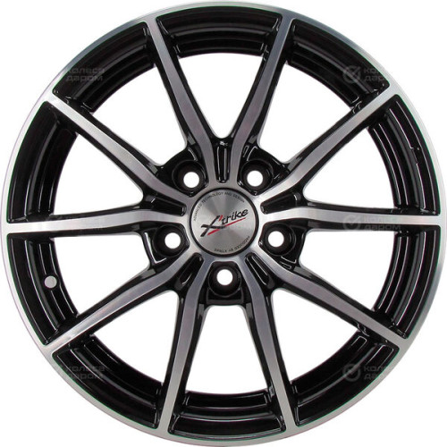 Колесный диск X-trike X111 6.5xR15 5x114.3 ET38 DIA67.1 (уценка) черный глянцевый с полированной лицевой поверхностью