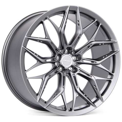 Легковой диск Skill Wheels SL164 11,5x22 5x112 ET43 66,6 графит глянцевый