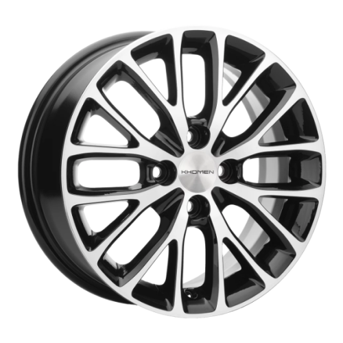 Легковой диск Khomen Wheels KHW1506 6x15 4x98 ET36 58,6 Black-FP