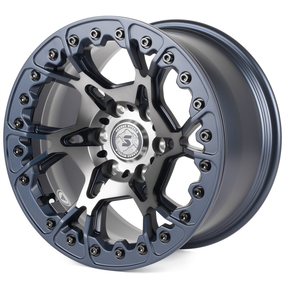 Легковой диск Skill Wheels SV307 9x17 6x135 ET20 87,1 Синий матовый + полировка + лак SH55