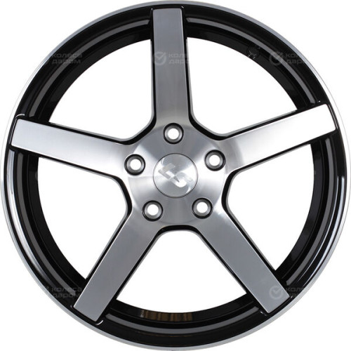 Колесный диск LS LS 742 8.5xR19 5x112 ET40 DIA66.6 черный полностью полированный