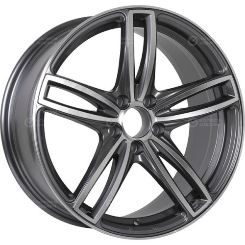 Колесный диск Replay A141 8xR18 5x112 ET39 DIA66.6 насыщенный темно-серый полностью полированный
