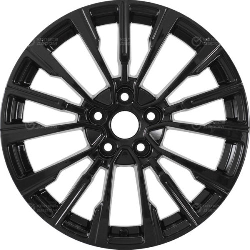 Колесный диск Carwel Базан 1720 7xR17 5x114.3 ET45 DIA67.1 черный глянцевый