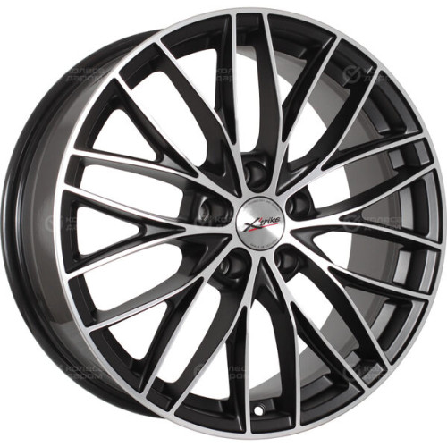 Колесный диск X-trike X130 7.5xR18 5x108 ET36 DIA65.1 черный матовый с полированной лицевой частью