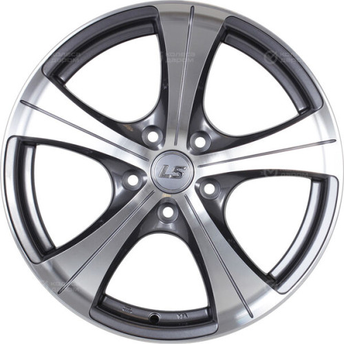 Колесный диск LS LS 202 7xR17 5x108 ET45 DIA63.3 насыщенный темно-серый полностью полированный
