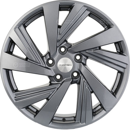 Колесный диск KHOMEN KHW1801 (ZV18_Chery Tiggo) 7.5xR18 5x108 ET40 DIA60.1 насыщенный темно-серый