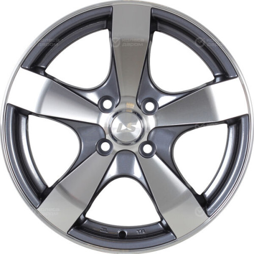 Колесный диск LS LS 205 7xR17 5x114.3 ET45 DIA73.1 насыщенный темно-серый полностью полированный