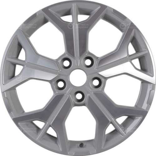 Колесный диск KHOMEN KHW1715 (ZV17_Teana/X-trail) 7xR17 5x114.3 ET45 DIA66.1 серебристый полностью полированный