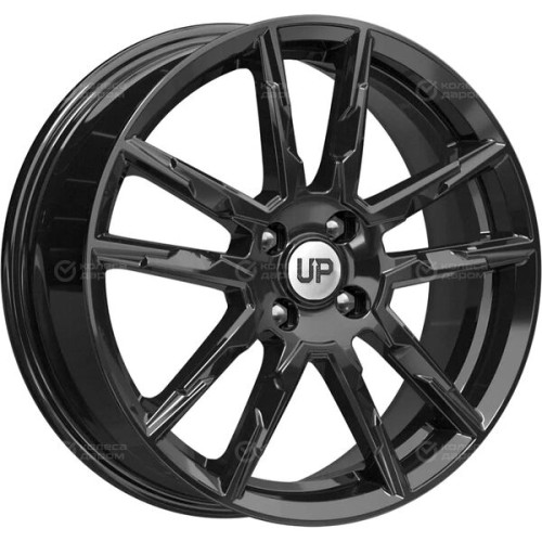 Колесный диск WUP Up107 6.5xR17 4x100 ET43 DIA60.1 черный глянцевый