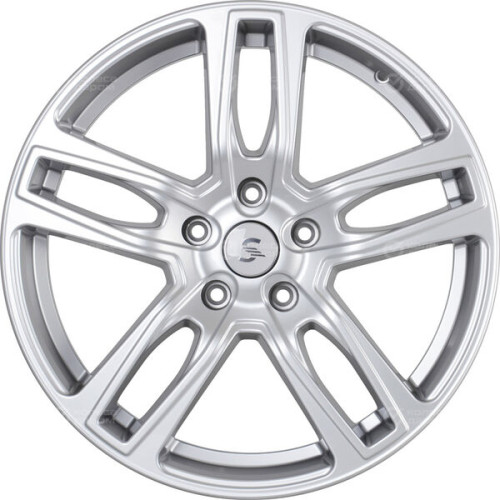 Колесный диск СКАД Женева 7xR18 5x114.3 ET37 DIA66.6 серебристый