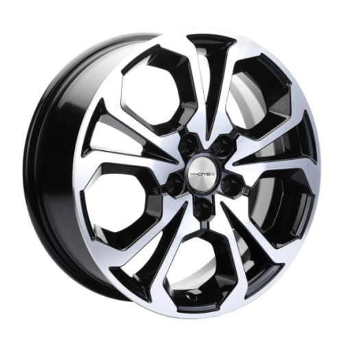 Легковой диск Khomen Wheels KHW1711 6,5x17 5x108 ET43 65,1 Black-FP