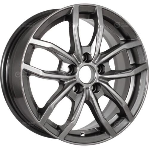 Колесный диск КиК Фрост 6.5xR15 5x114.3 ET42 DIA67.1 темно-серебристый