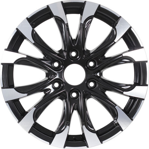 Колесный диск RST R118 7.5xR18 6x139.7 ET42 DIA67.1 глянцевый черный с полированной лицевой частью