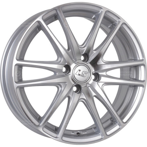 Колесный диск LS LS 362 6xR16 4x100 ET50 DIA60.1 серебристый полированный
