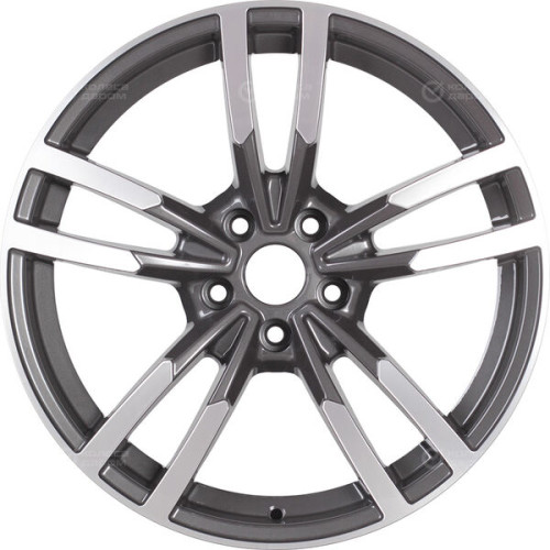 Колесный диск Replay B345 8xR18 5x120 ET43 DIA72.6 темно-серый матовый ,частично полированный